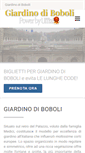 Mobile Screenshot of giardinodiboboli.com